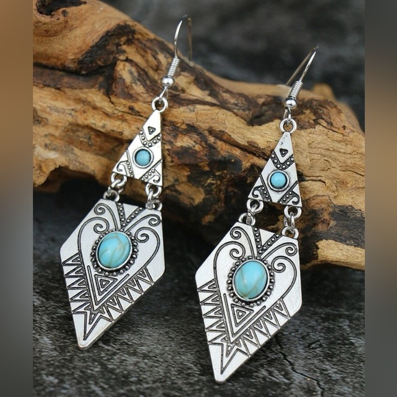 Kori Green turquoise drop earring main image 0
